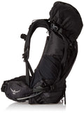 Osprey Packs Kestrel 48 Backpack, Black, Medium/Large