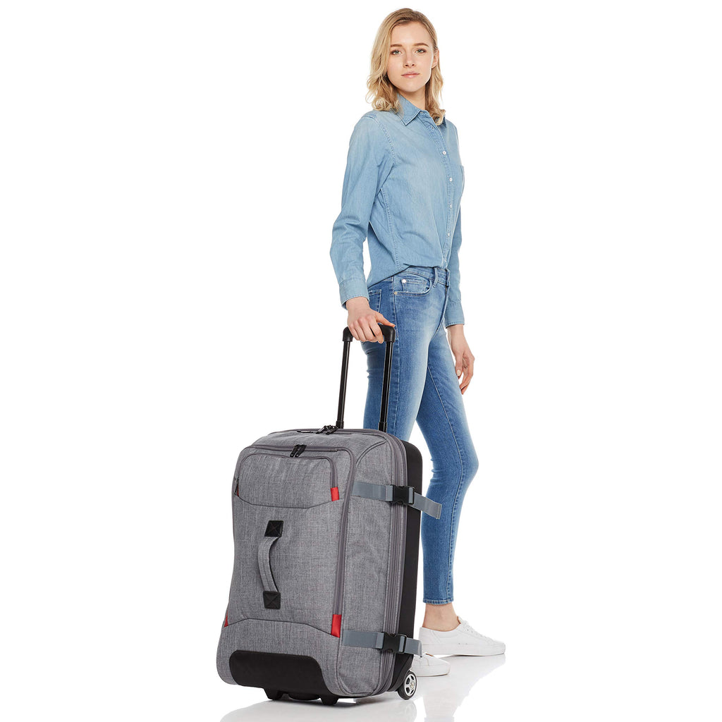 Shop AmazonBasics Rolling Travel Duffel Bag L Luggage Factory