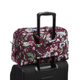 Vera Bradley Signature Cotton Compact Weekender, Bordeaux Blooms