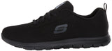 Skechers for Work Women's Ghenter Bronaugh Work and Food Service Shoe,BLACK, 6.5W US