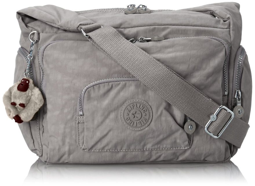 Kipling Women's Erica Solid Crossbody Bag, slate grey t, One Size