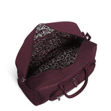 Vera Bradley Iconic Compact Weekender Travel Bag, Microfiber, Mulled Wine