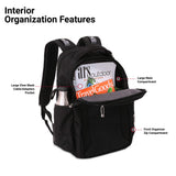 SWISSGEAR Large ScanSmart Laptop Backpack | TSA-Friendly Carry-on | Travel, Work, School | Men's and Women's - Black