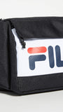 Fila Men's Lindon Waist Bag, Black/White, One Size