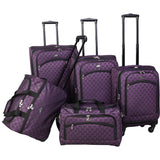 American Flyer Madrid 5pc Spinner Luggage Set