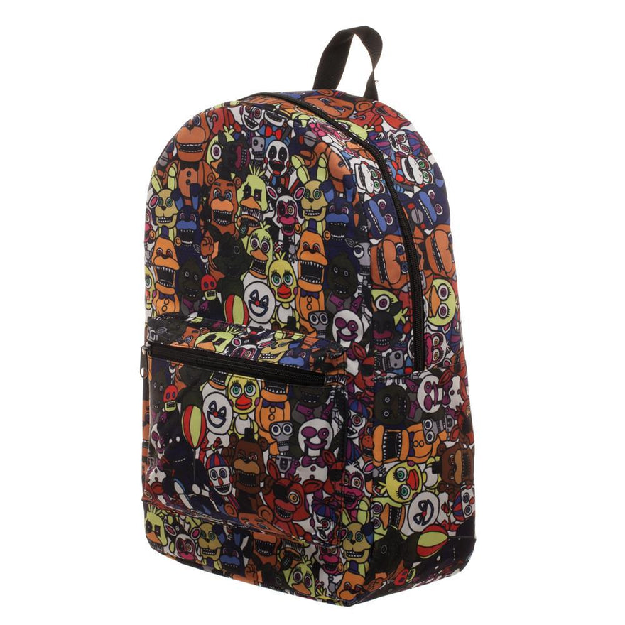 Five Nights At Freddy'S Bag Sublimation Backpack W/ Five Nights At Freddy'S Cartoon Stuffed Animals