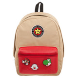 Mario Brothers Backpack W/ Mario Patches