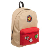 Mario Brothers Backpack W/ Mario Patches