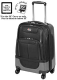Mancini Bristol2 Hybrid 20in Expandable Spinner Carry On