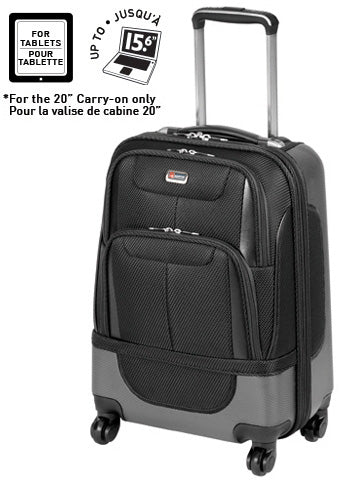Mancini Bristol2 Hybrid 20in Expandable Spinner Carry On