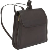 LeDonne Leather Womens Three Compartment Backpack