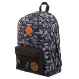 Minecraft Backpack  Minecraft Camo Grey Backpack