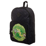 Rick And Morty Backpack  Rick And Morty Portal Bag