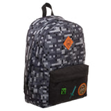 Minecraft Backpack  Minecraft Camo Grey Backpack