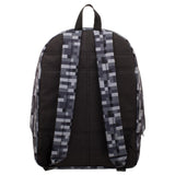 Minecraft Backpack  Minecraft Camo Grey Backpack