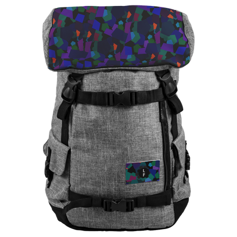Luggage Factory Colorful Honeycomb Backpack