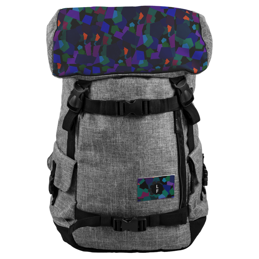 Luggage Factory Colorful Honeycomb Backpack
