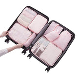 8PCS Luggage Packing Organizers Travel Accessories Package Bags Outdoor Supplies Shoes Clothes