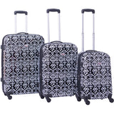 American Flyer Aztec 3pc Hardside Spinner Set