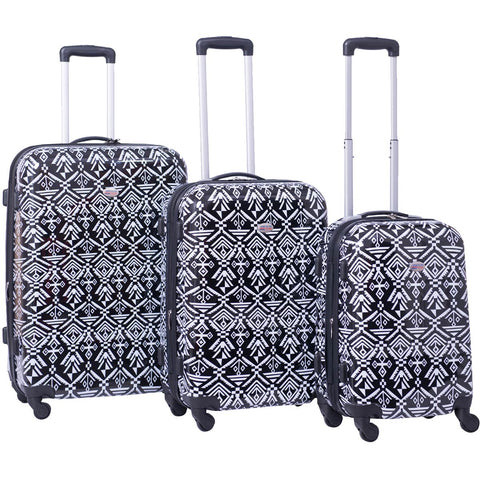 American Flyer Aztec 3pc Hardside Spinner Set