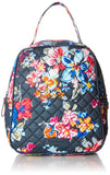 Vera Bradley Women's Signature Cotton Lunch Bunch Lunch Bag, Pretty Posies, One Size