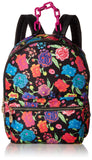 Betsey Johnson Nylon Large Backpack, Black Floral