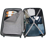 Kenneth Cole Reaction Out Of Bounds 3-Piece Lightweight Hardside 4-Wheel Spinner Luggage Set: 20" Carry-On, 24", & 28"