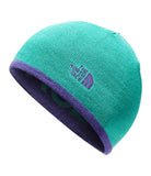 The North Face Reversible TNF Banner Beanie - Deep Blue & Porcelain Green - OS
