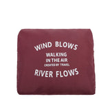 Gayisic Travel Bag Lightweight Large Capacity Portable Luggage Bag for Suitcase Trolley handles Travel Duffel Shoulder Tote Bag (Red wine)