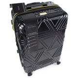 Badgley Mischka Contour Hard Expandable Spinner Carry-on Suitcase (Black)