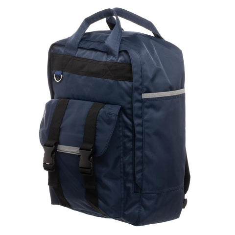 Men'S Square Backpack  Grey Built Up Backpack For Men