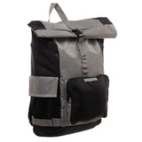 Men'S Grey Backpack  Rolltop Backpack For Men