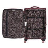 it luggage Divinity 8 Wheel Lightweight Semi Expander Medium With Tsa Lock Suitcase, 70 cm, 90 L, Black