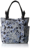 Vera Bradley Signature Cotton Hadley Tote, Snow Lotus
