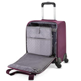 Samsonite Underseat Spinner with USB Port Carry-On Luggage, Purple, One Size