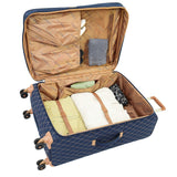 London Fog Queensbury 20" Spinner Carry-On, Navy