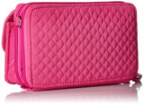 Vera Bradley Microfiber RFID All in One Crossbody, Rose Petal