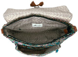 Sakroots Colette Convertible Backpack, Aqua One World