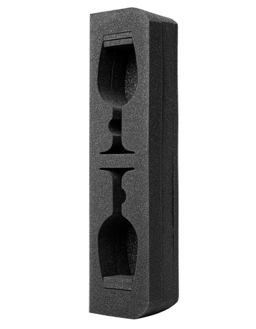 VinGardeValise Grande - Wine Glass Insert for the Grande Suitcase (12-bottle suitcase)