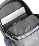 The North Face Pivoter Backpack, Mid Grey Dark Heather/TNF Black