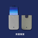 DAX V2 Mini Slim Portable Card Holders Pulled Design Men Wallet Gradient Color 5 Cards Money Short Women Purse
