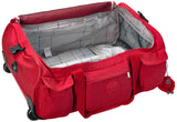 Kipling Unisex-Adult's Discover Small Wheeled Duffle, Telescoping Handle, Zip Closure, cherry tonal