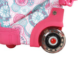 J World New York Lollipop Kids' Rolling Backpack with Lunch Bag, Blue Raspberry, One Size