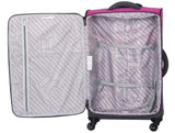 it luggage Duotone 4 Wheel Luggage Spinner (18", Fuchsia/Magnet)