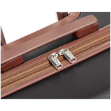 AmazonBasics Vienna Expandable Luggage Spinner Suitcase - 24 Inch, Black