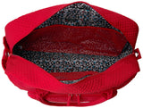 Vera Bradley Women's Microfiber Weekender Travel Bag, Cardinal Red, One Size