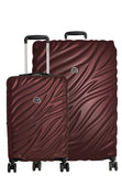 Delsey Paris Alexis 2-PC Set | Carry-On & 29-Inch Expandable Trolley (Burgundy)