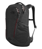 The North Face Women's Vault Backpack, Asphalt Grey Light Heather/Deep Garnet Red