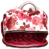 Betsey Johnson Large PVC Floral Backpack, Pink