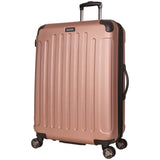 Kenneth Cole Reaction Renegade 28" Hardside Expandable 8-Wheel Spinner Checked Luggage, Rose Gold
